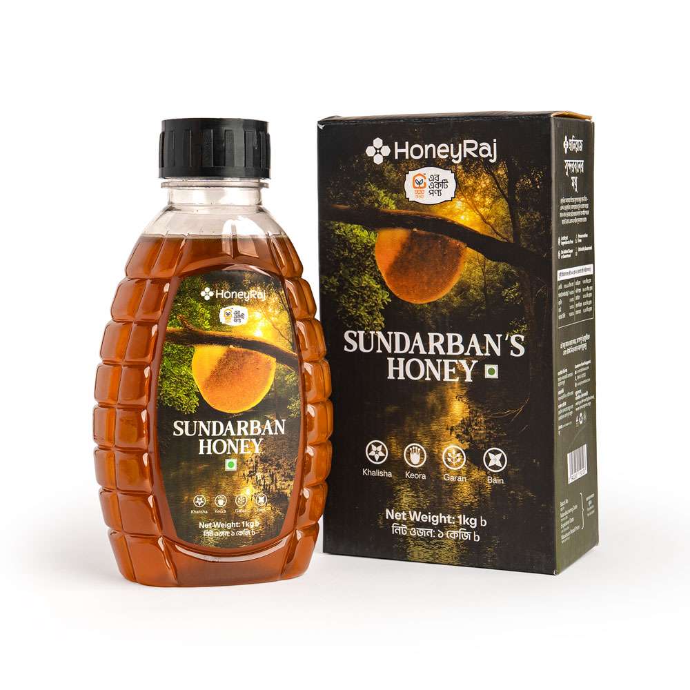 HoneyRaj Sundarban Honey 1kg (Jar)