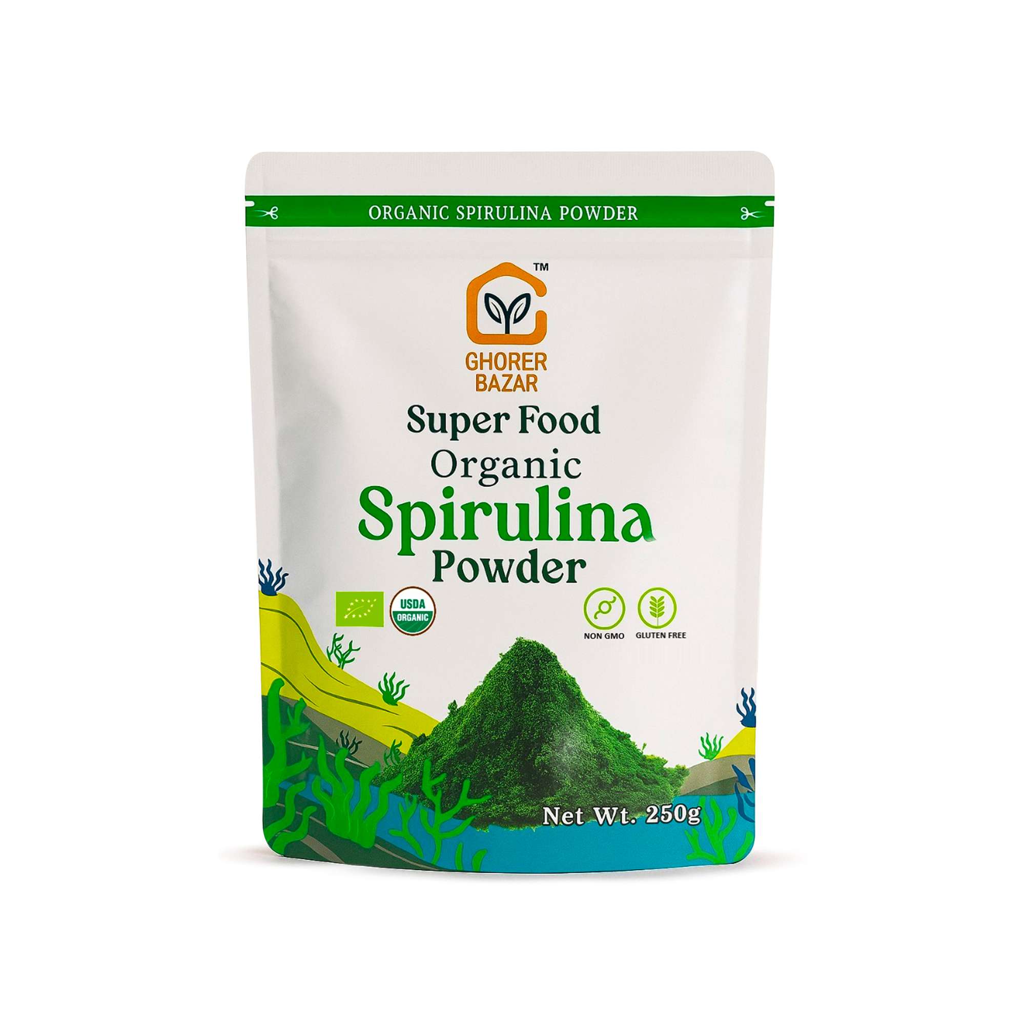 Ghorer Bazar Organic Spirulina Powder 250g